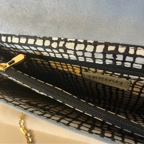 Urban‎ Expressions Blue Vegan Suede Clutch Bag or Crossbody Bag NWT Retro Bold - Picture 13 of 15